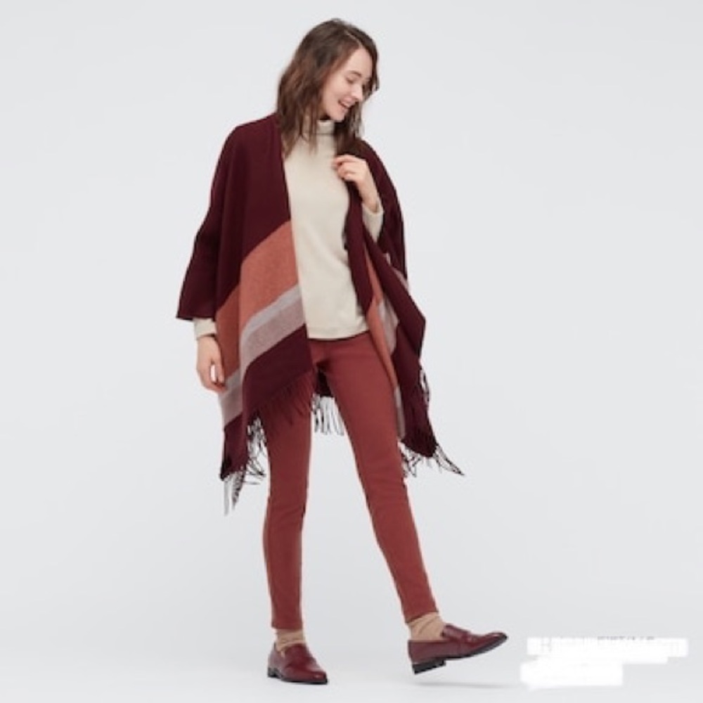Uniqlo Legging Pants Rust Red Orange